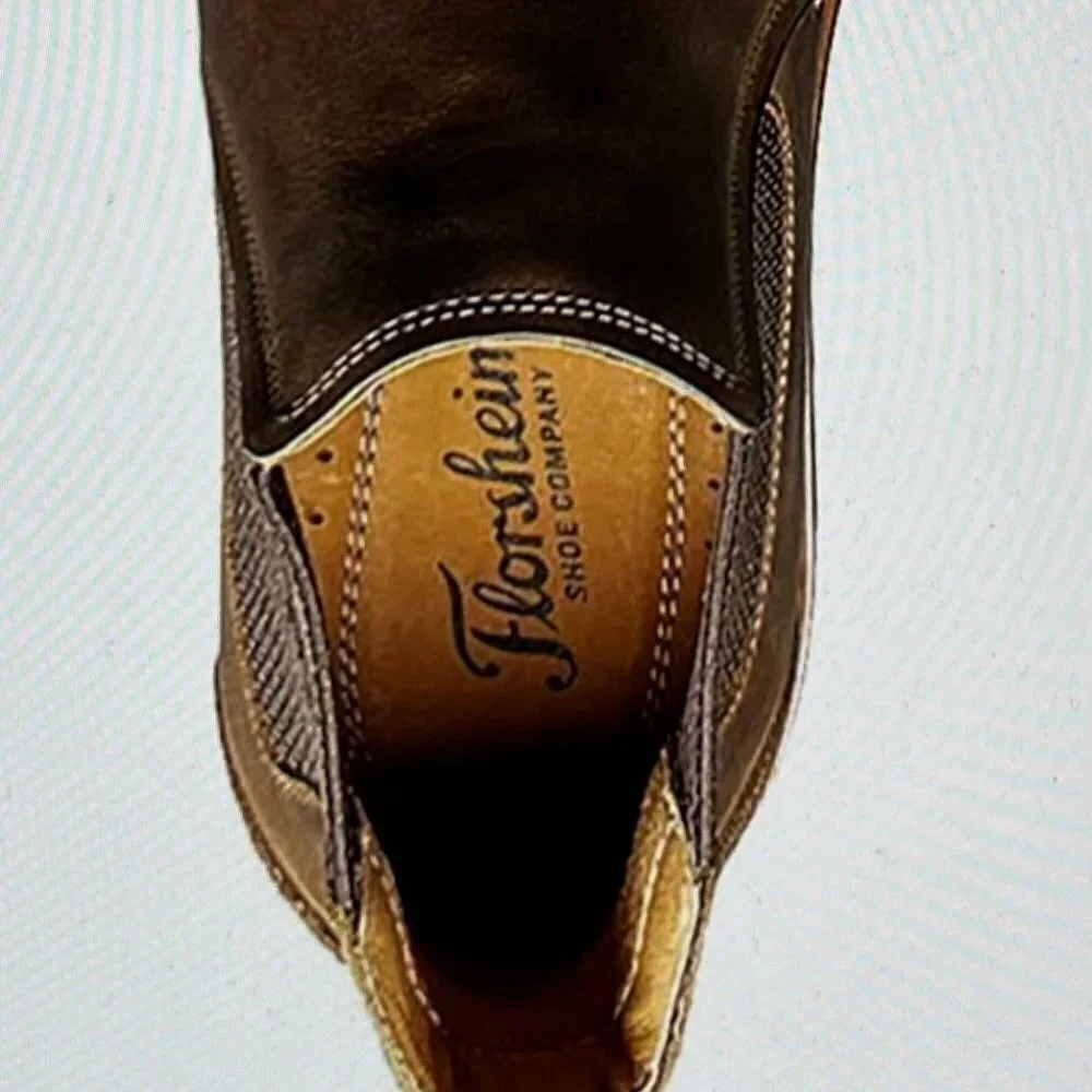 Florsheim Mens Chalet Gore Brown Ankle Boots Size 12 (7784923)